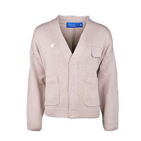 Cardigan in lana merino Woolee Capsule beige