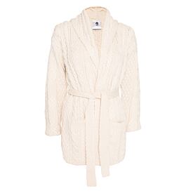 Maglione da donna in lana Vlnka S16 avvolgente naturale