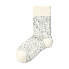 Calzini con jacquard in lana Merino colore grigio chiaro
