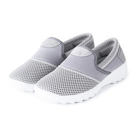 Sneakers con soletta in gel traspiranti da donna grigie