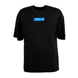 T-shirt in cotone biologico Woolee Capsule nera