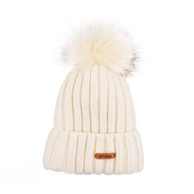 Cappello in lana per bambini Woolee V38 bianco