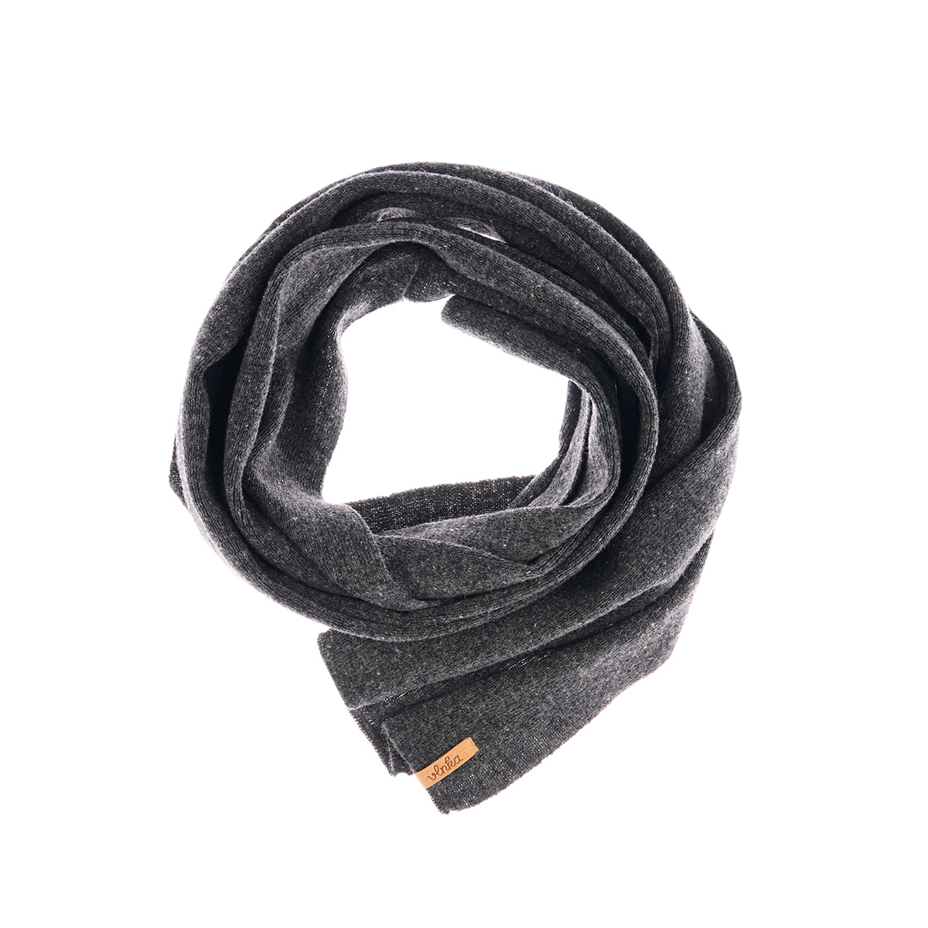 Sciarpa in lana Vlnka B01 grigio scuro