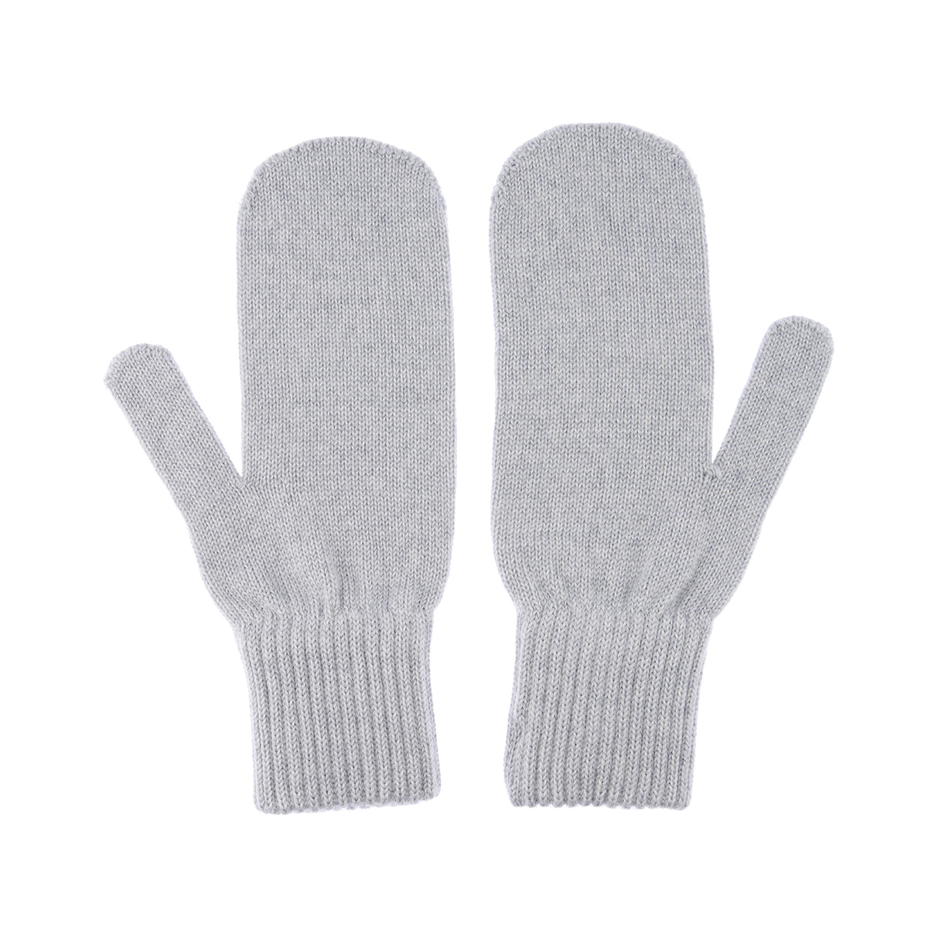 Muffole in lana Vlnka P01 grigio chiaro