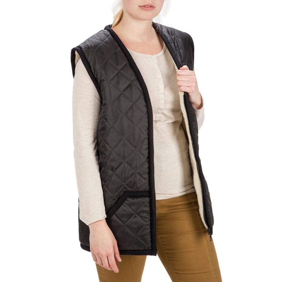 Gilet trapuntato in lana di pecora
