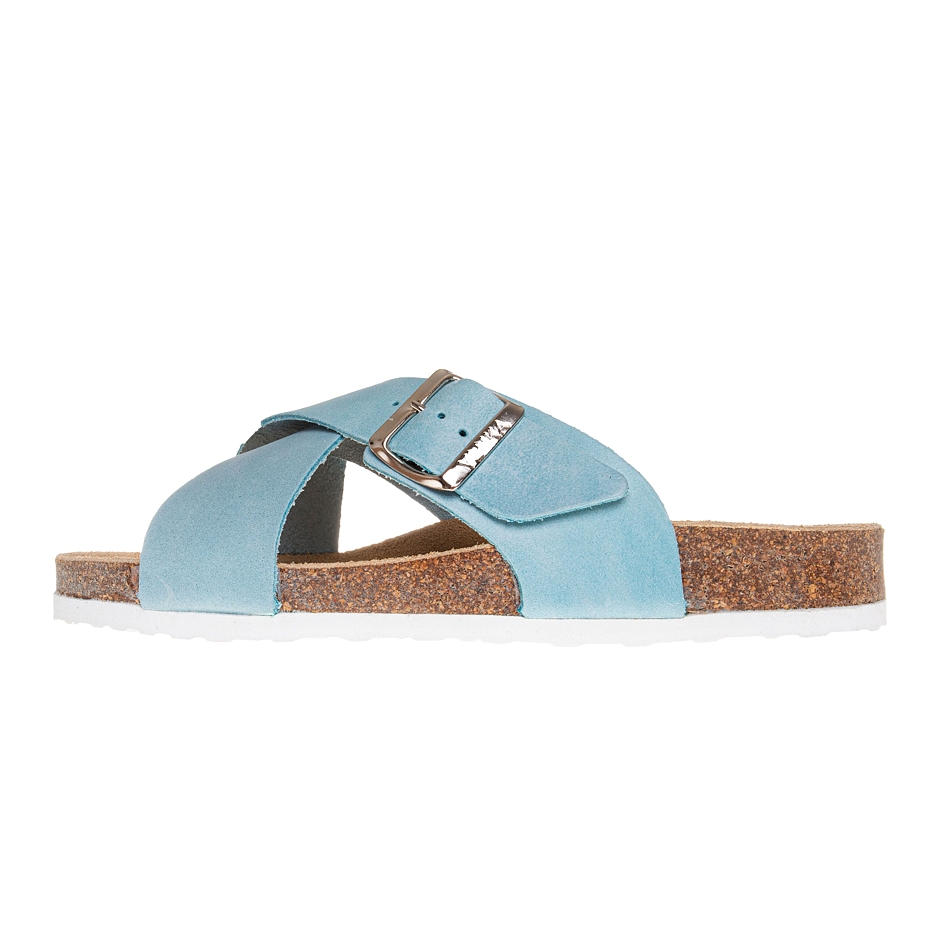 Ciabatte anatomiche in sughero da donna Martina blu
