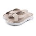 Ciabatte da donna in pelle Klaudie beige